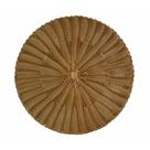 Jogo 8 Sousplats de Plástico Dourado BTC 38cm