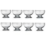 Jogo 8 Taça De Sobremesa Sorvete Açaí Paulista 220ml Vidro