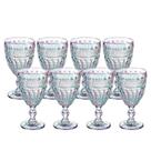 Jogo 8 Taça de Vidro Furtacor Ametista Rainbow Luxo 340ml Em Casa Tem Jogo 8 Taça de Vidro Furtacor Ametista Rainbow Luxo 340ml Em Casa Tem