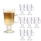 Jogo 8 Taças Cappuccino Canecas Irish Class Home 120ml Jogo 8 Taças Cappuccino Canecas Irish Class Home 120ml
