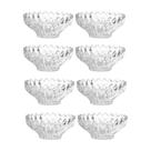 Jogo 8 Taças De Sobremesa Bowl Vidro Transparente Brazilia 300ml 14cm Sorvete Açaí Em Casa Tem