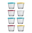 Jogo 8 Tigelas Bowl Americano Tampa 350ml Pequeno Sortido