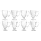 Jogo 8 Xícaras para Café de Cristal Transparente Imperial 100ml Lyor Jogo 8 Xícaras para Café de Cristal Transparente Imperial 100ml Lyor