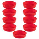 Jogo 9 Assadeiras 24cm Antiaderente Sortida Silicone Torta