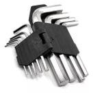 Jogo 9 Chave Allen Curta 1,5mm A 10mm Hexagonal Profissional Jogo 9 Chave Allen Curta 1,5mm A 10mm Hexagonal Profissional