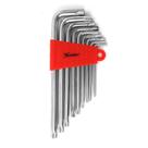 Jogo 9 Chaves Hexagonais Torx Longa Acetinado - Mtx Jogo 9 Chaves Hexagonais Torx Longa Acetinado - Mtx