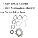 Jogo Adaptador Single Bike Speed 16 Dentes P/ Cassete 9V