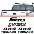 Jogo Adesivos Chevrolet S10 Tornado 4x4 Turbo 2007 Jogo Adesivos Chevrolet S10 Tornado 4x4 Turbo 2007