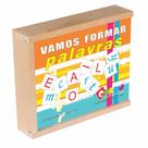 Jogo Alfabeto Vamos Formar Palavras Carlu MDF 60 Peças Ref. 1211