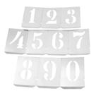 Jogo Algarismo Numerico Chapa 80mm 10pc Rex