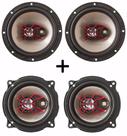 Jogo Alto Falantes Bravox 6 E 5 200W Rms Palio Uno 4 Portas