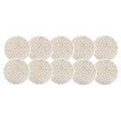 Jogo Americano 38cm Dourado Kit 10 Rafimex