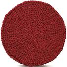 Jogo Americano 6un Trama Vermelho 38cms da Mimo Style