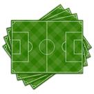 Jogo Americano - Campo de Futebol com 4 peças - 281Jo