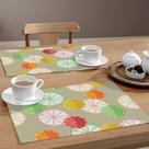 Jogo Americano Citrus Bg 4 Peças 30x40 Base Emborrachada