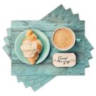 Jogo Americano com 4 peças - Café da Manhã - Bom Dia - 1701Jo