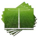 Jogo Americano com 4 peças - Futebol - Campo de Futebol - 1570Jo