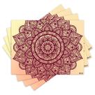 Jogo Americano com 4 peças - Mandala - 1362Jo