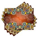 Jogo Americano com 4 peças - Mandalas - 1430Jo