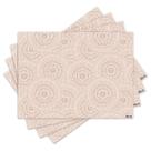 Jogo Americano com 4 peças - Mandalas - Abstrato - 1876Jo