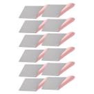 Jogo Americano Dupla Face Rosa/Cinza 30x45 Kit 12 Rafimex