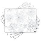 Jogo Americano - Folhas com 4 peças - 998Jo
