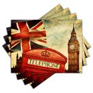 Jogo Americano - Londres com 4 peças - 819Jo