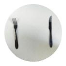 Jogo Americano Mesa Posta de Tecido Redondo Linha Luxo Tamanho Grande