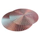 Jogo Americano Mesa Posta Mesa Redondo Linha Luxo Tamanho Grande Modelo Egípcio em PVC