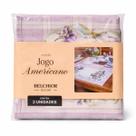 Jogo americano pascoa lilás 48cmx30,5cm poliester belchior Jogo americano pascoa lilás 48cmx30,5cm poliester belchior