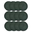 Jogo Americano Redondo 12 Lugares Fresno Espiral Verde Militar Sousplat PP 39cm Lyor
