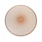 Jogo Americano Redondo de Plástico Mandala Rosê 38cm