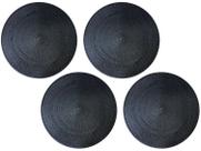 Jogo Americano Redondo de PVC 38cm - Niazitex Manaus 4 Peças