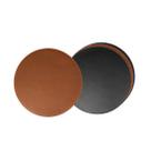 Jogo Americano Redondo Sousplat Marrom Preto Dupla Face 4un