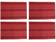 Jogo Americano Retangular de Bambu 30x44cm - Jolitex Ternille 4 Peças