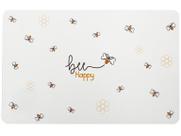 Jogo Americano Retangular de Policloreto de Vinil 43x28cm Hauskraft Honey