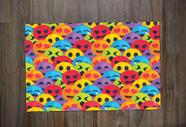 Jogo Americano Retangular Neoprene Emojis