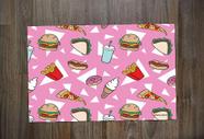Jogo Americano Retangular Neoprene Fast Food