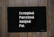 Jogo Americano Retangular Neoprene Paizão Meu Herói