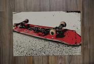 Jogo Americano Retangular Neoprene Skate Vermelho