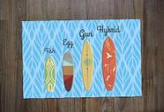 Jogo Americano Retangular Neoprene Surf Pranchas