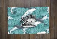 Jogo Americano Retangular Neoprene Surf Surfista Praia Jogo Americano Retangular Neoprene Surf Surfista Praia