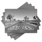 Jogo Americano - Route 66 com 4 peças - 887Jo Jogo Americano - Route 66 com 4 peças - 887Jo