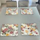 Jogo Americano Tecido Jacquard Estampado Mesa Posta 44x37cm Jogo Americano Tecido Jacquard Estampado Mesa Posta 44x37cm