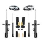 Jogo Amortecedor Nakata + Kit Bat Original Prisma 2013 A 2020