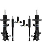 Jogo Amortecedor Nakata +Kit Batente Honda Civic 1.8 2012 A 2016