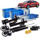 Jogo Amortecedores Completo Com Batentes Hatch sedan Pecas Genuinas Gm Cruze 2012 A 2016 Kit423a
