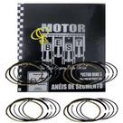 Jogo Anel Motor 0,50 Vw Jetta Golf Bora 2.0 8V 1,2x1,5x 2mm