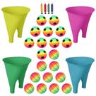 Jogo ao ar livre VirgoCcy Granny Pants, 4 conjuntos com 20 bolas