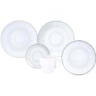 Jogo Aparelho de Jantar 30 Peças Tramontina Lineare Porcelana Decorada Servir Mesa Posta Jogo Aparelho de Jantar 30 Peças Tramontina Lineare Porcelana Decorada Servir Mesa Posta